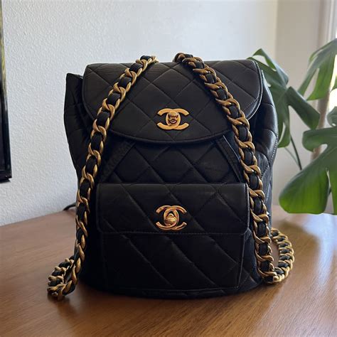 chanel mini backpack vintage